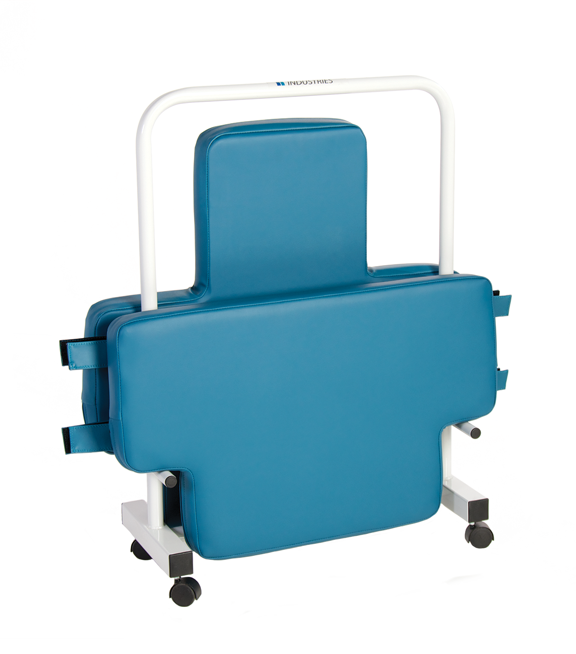 chest plate, knee blocker with storage cart
